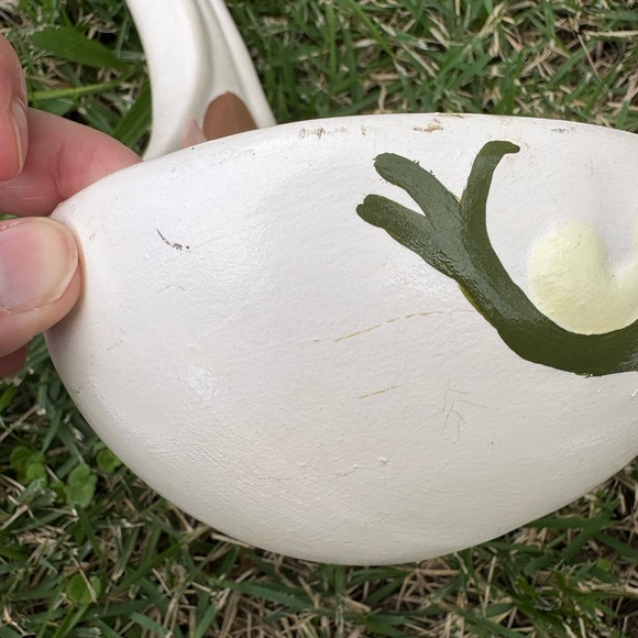 Vintage Mushroom Oversized Ceramic Utensil Wall Hanging Decor Set - Picture 6 of 8